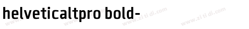 helveticaltpro bold字体转换